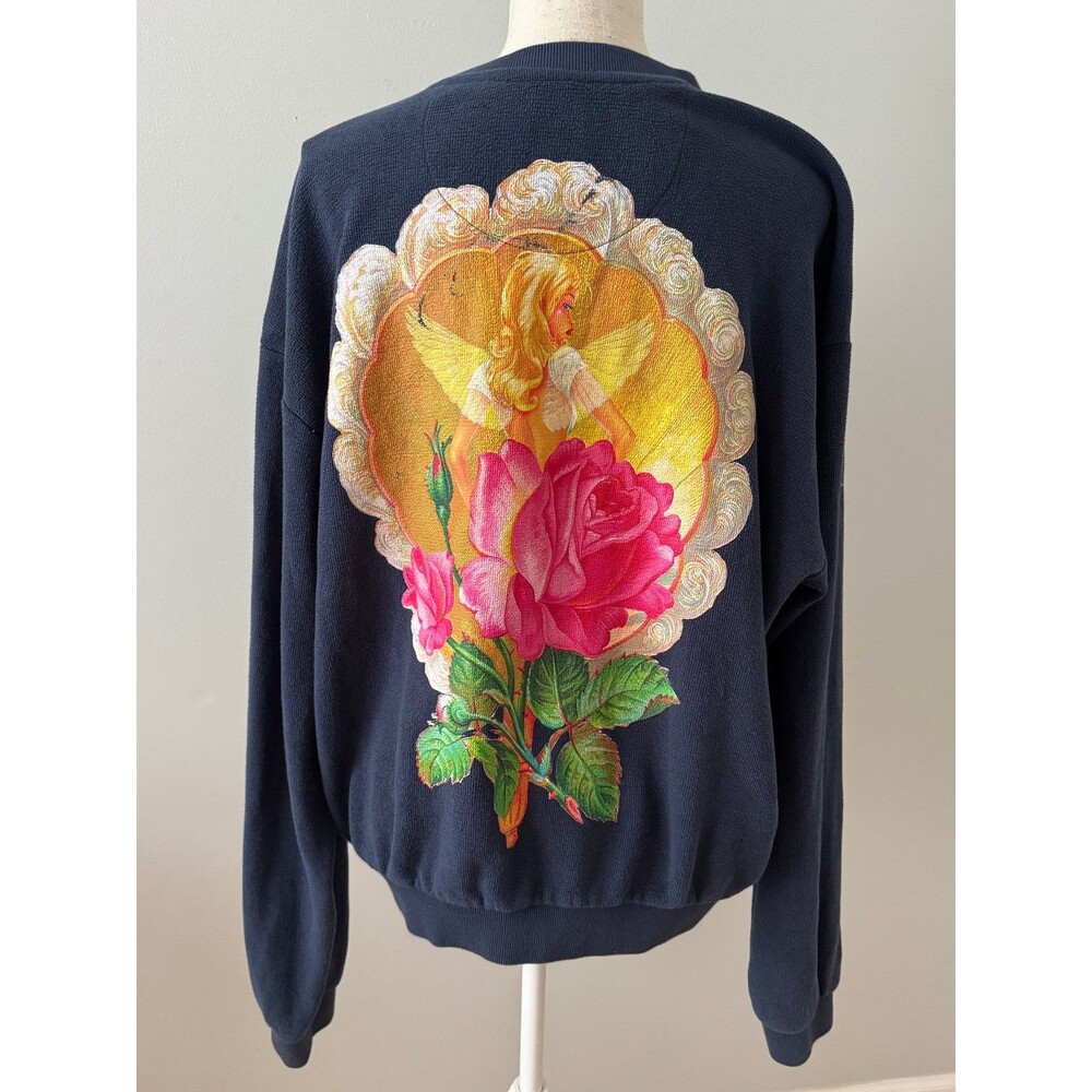 Boys Lie Room to Grow Navy Blue Crewneck Sweatshirt Women's Size S/M